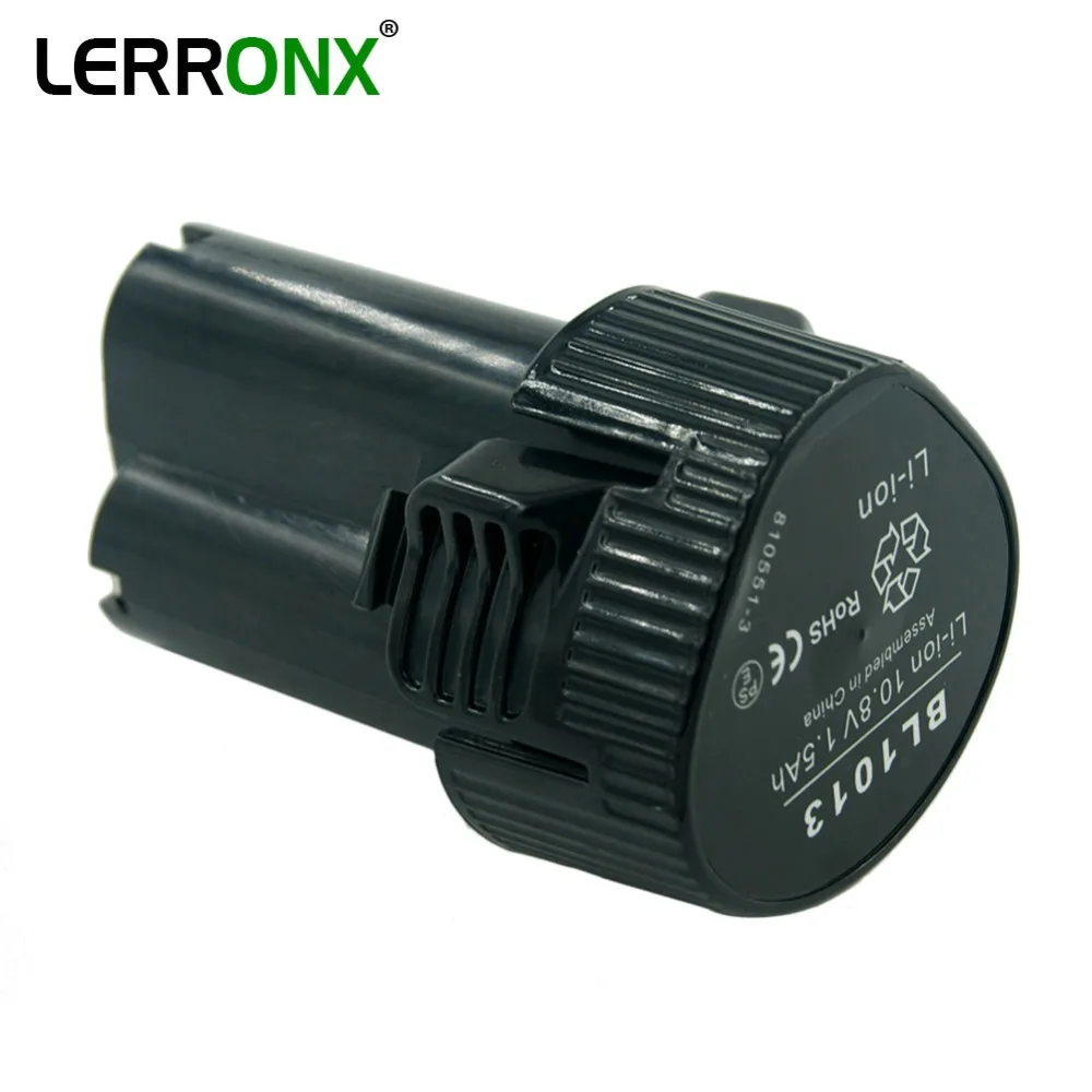 LERRONX Высокое качество 10 8 v 1500mAh литиевая запасная батарея для Makita BL1013 TD090D