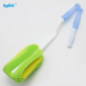 

baby bottle sponge brush for newborns children kids feeding milk bottles and nipple 360-degree portable cleaner