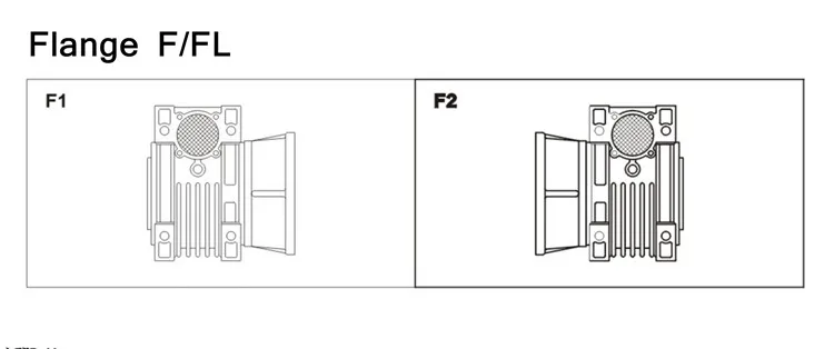 NMRV040 Выходной фланец Редуктор Аксессуары с винтами