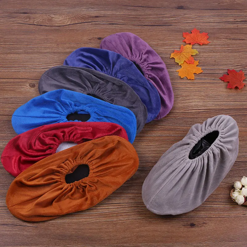 Shoe covers breathable anti-slip household washable reuse color carpet outdoor clean for adult