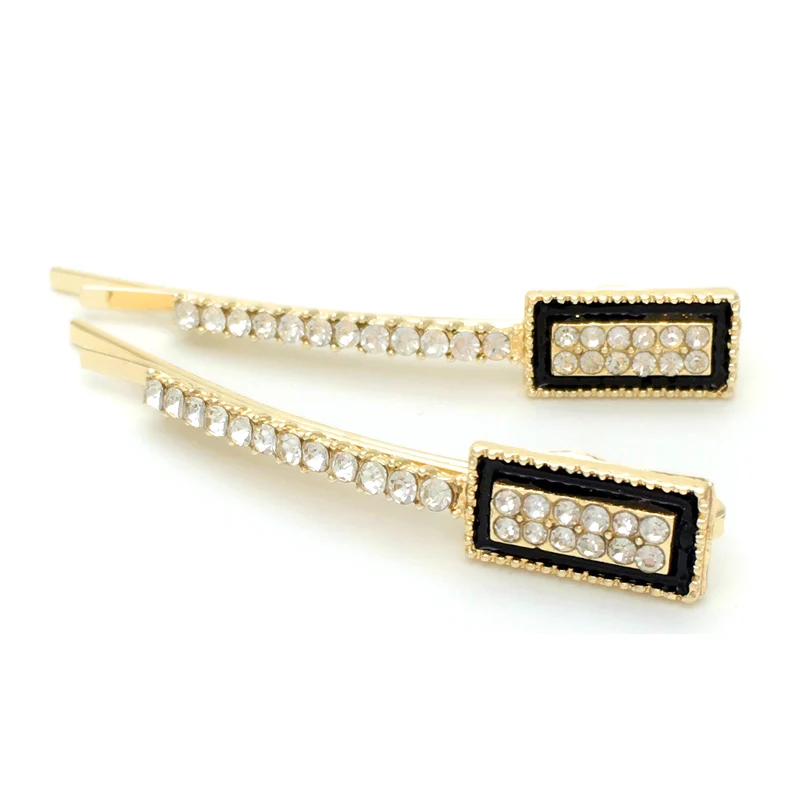 

1pcs Square Drip Oil Crystal Rhinestone Women Wedding Jewelry Hairpins Headwear Girl Hair Clip Barrettes Accessories Girl Gifts