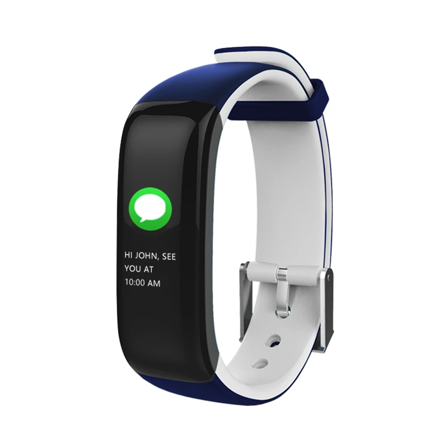 Смарт браслет P1 Plus с цветным пульсометром и тонометром IP67 Водонепроницаемый