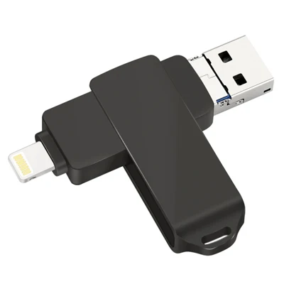 Black Роскошный флеш-накопитель USB 3,0 Металл реальная емкость флеш-диск 32 Гб USB 3,0 64 Гб 16 Гб 128 ГБ Флешка Тип C для Android ноутбук ПК - Цвет: Black