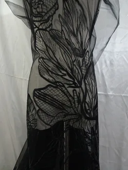 

Latest David-168-3 French net Lace Fabric with High Quality embroidered African net Lace Fabric