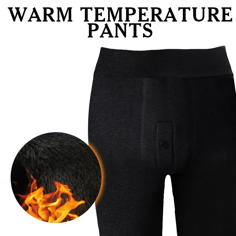 

New Style Hight Quality Thick Men Thermal Underwear Winter Health Magnetic Comfortable Warm Pants Wear High Waist Pants Stret