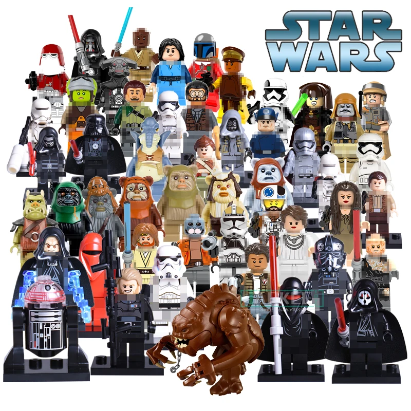 Building Block Star Wars Red Snow Soldiers Santa Jango Fett Darth Vader Captain Phasma Kylo Ren Kallus Bricks Kids Toys PG8095 | Игрушки и