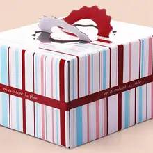 Коробка для торта, 8 дюймов, коробка для торта, Модный Цветной бар, мобильный в коробке для торта, чтобы отправить