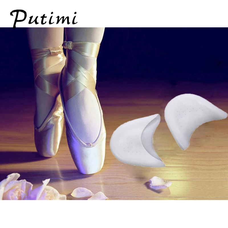 Putimi Finger Toe Protector Silicone Gel Pointe Toe Covers Pads for Pointe Ballet Toes Corrector Soft Silicone Feet Care Tools