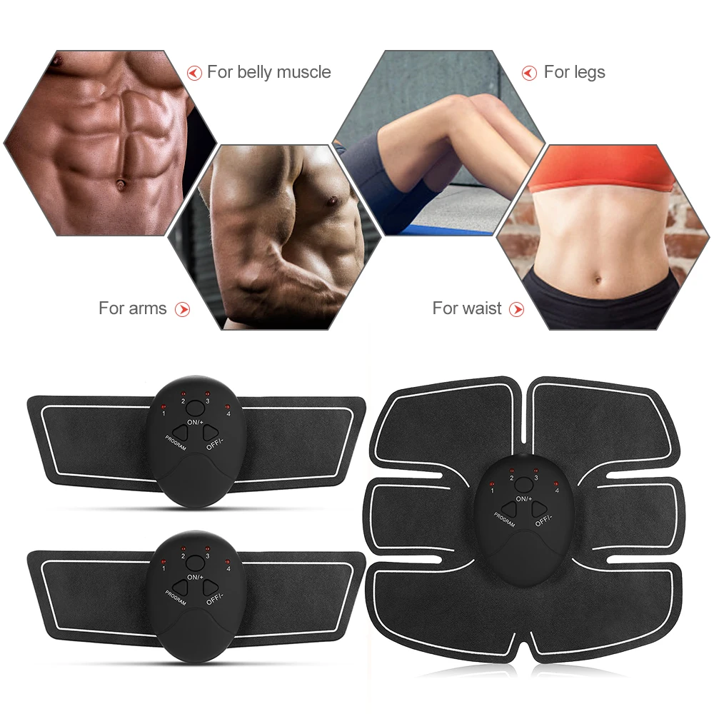 Muscle Massager Training Body Shape Fit Set ABS Six Pad Massage Trainer Sticker Controlle Muscle Massager Training Body Shape Fit Set ABS Six Pad Massage Trainer Sticker Controlle