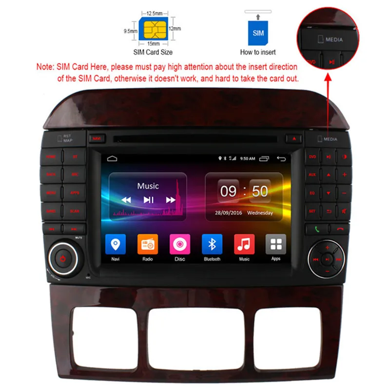 Excellent Octa Core Android 6.0 2GB RAM 4G SIM LTE Car DVD Player for Mercedes Benz S CL Class W220 W215 S280 S320 S430 S500 GPS Radio BT 5 Excellent Octa Core Android 6.0 2GB RAM 4G SIM LTE Car DVD Player for Mercedes Benz S CL Class W220 W215 S280 S320 S430 S500 GPS Radio BT 5
