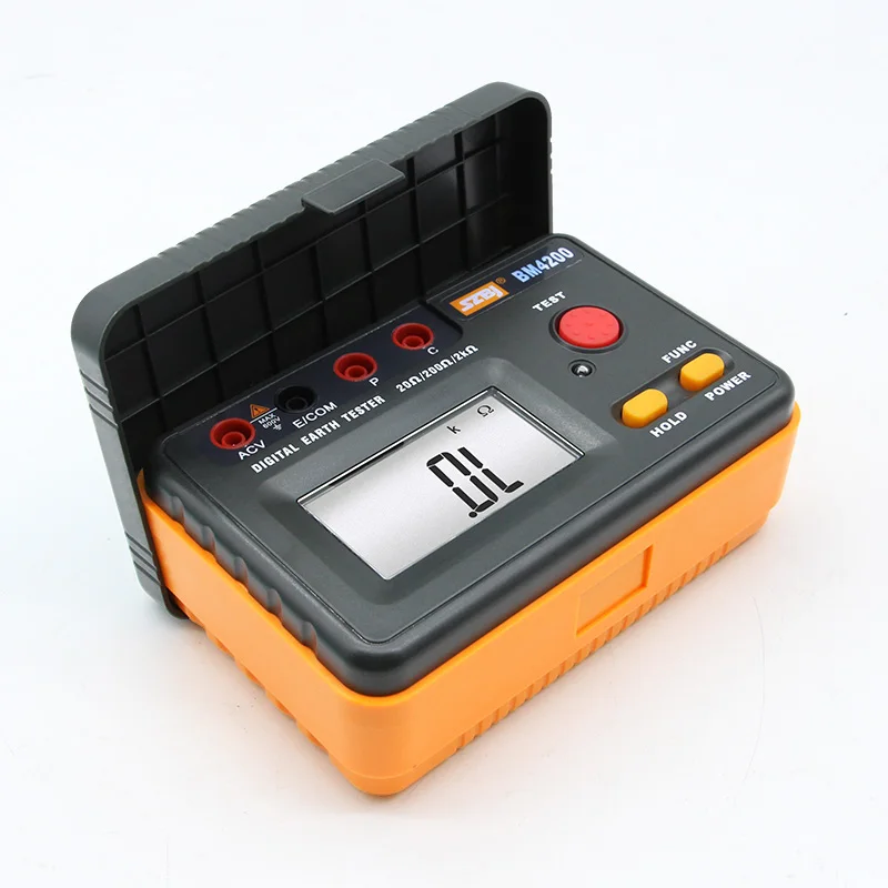 

SZBJ BM4200 High Precision Digital Grounding Resistance Tester 2000 ohm Grounding Shaker Lightning Protection Tester