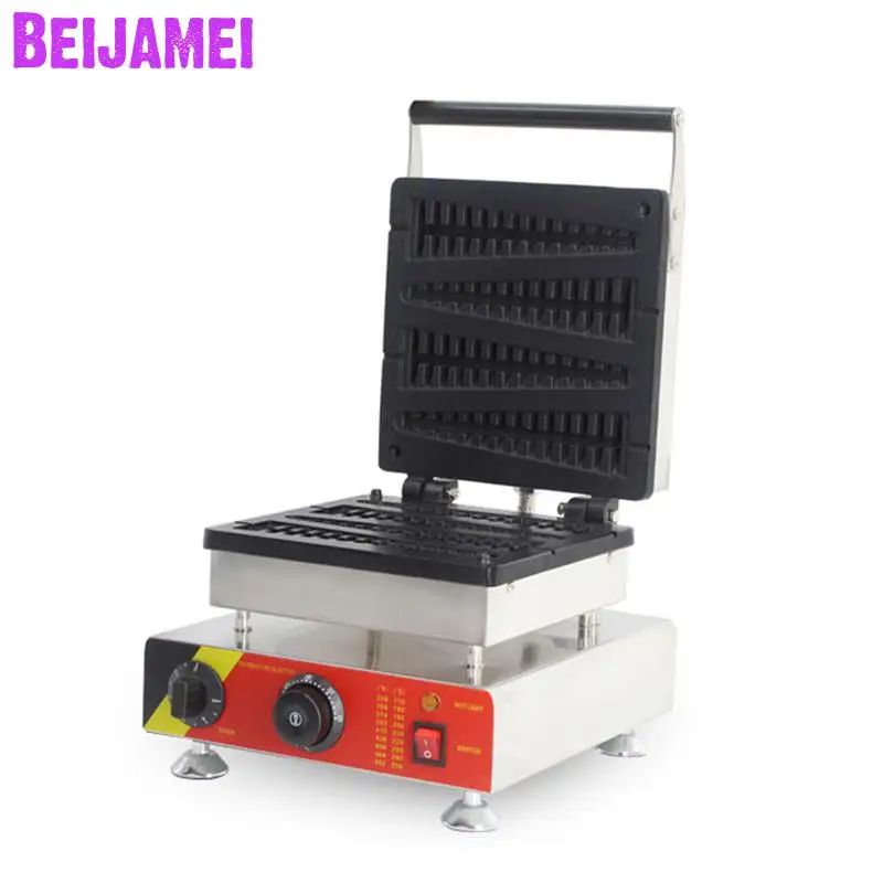 

BEIJAMEI Electric Pine Tree Waffle Maker Commercial Use Christmas Tree Waffle Making Machine Lolly Waffle Machine Price