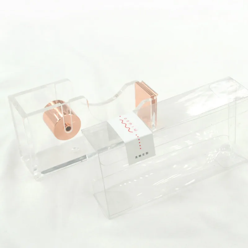 

Brief tape base rose gold tape cutter tape machine clear tape dispenser