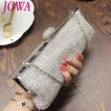 Новые женские модные вечерние сумки Socialite Блестящий клатч с бриллиантами Ночная серебряная сумочка свадебный клатч невесты с карманом на цепочке