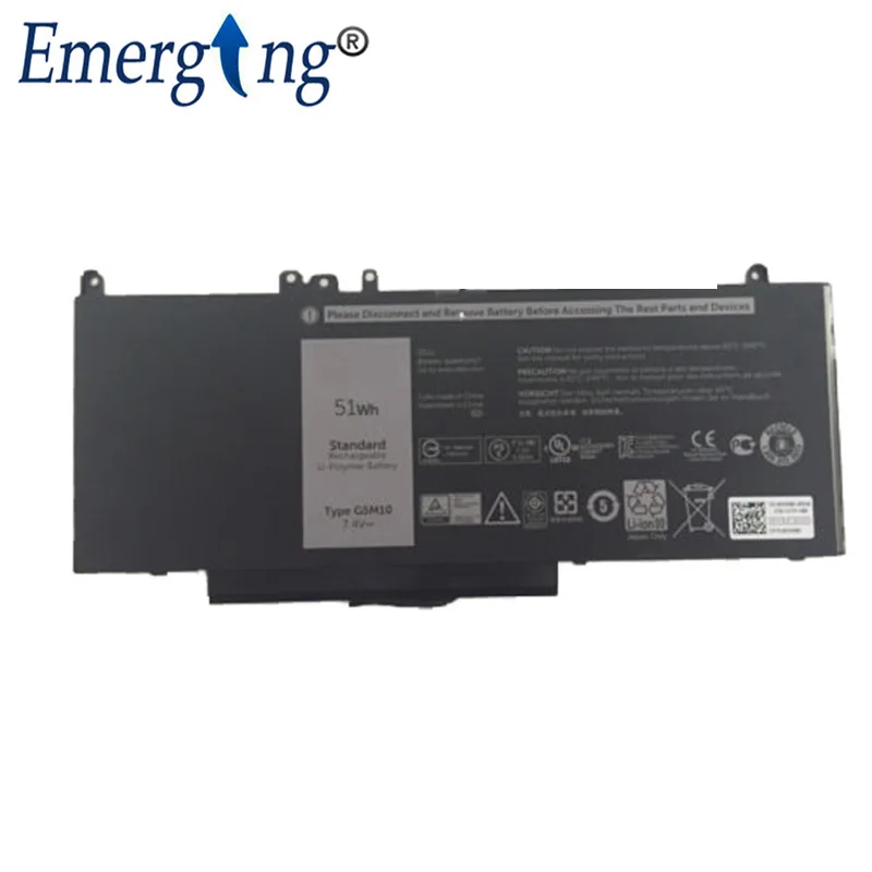 7 4 В 51WH новый оригинальный аккумулятор для ноутбука Dell Latitude E5550 15 6 дюйма 8V5GX