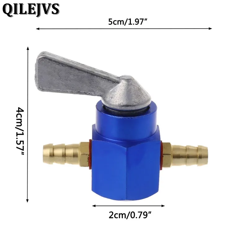 QILEJVS Универсальный 6 мм в линии бензин/Топливный Кран мотоцикл ВКЛ-ВЫКЛ Petcock топливный переключатель