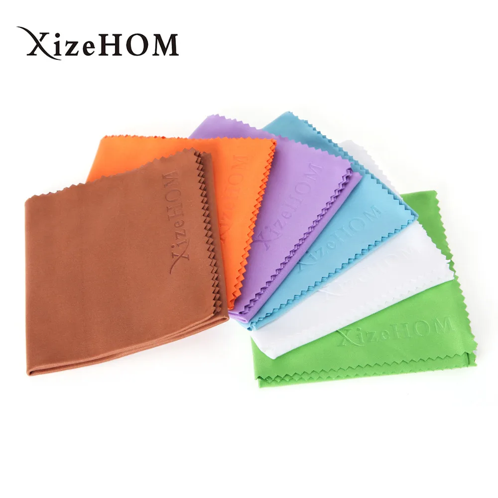 XizeHOM 30*30cm/2pcs Microfiber Cloth for Lens Cleaning Eyeglass Lenses Sunglasses Camera Lenses Cell Phone Laptop Lens Clothes 2
