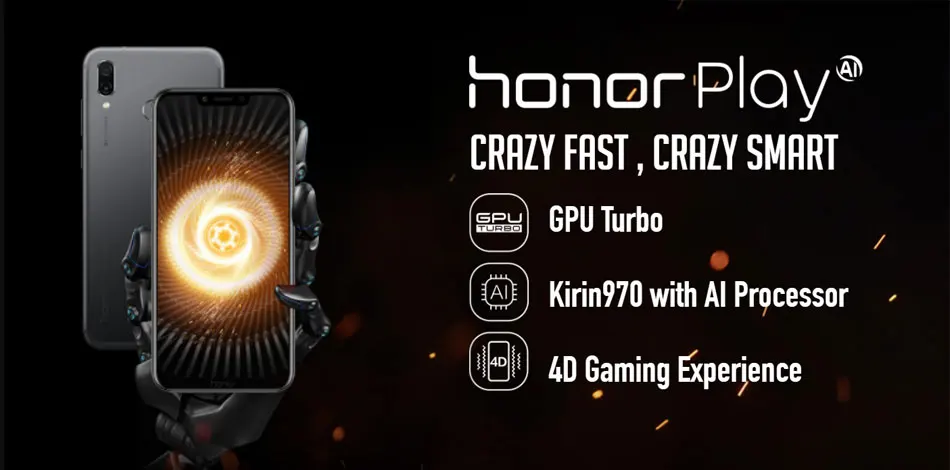 Honor Play, 6 ГБ ОЗУ, 128 Гб ПЗУ, мобильный телефон, 4G LTE, 6,3 дюймов, 2340x1080 ПЗУ, Android 8,1, 16 МП, 3750 мАч, смартфон