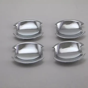 

ABS Chrome Side Door Handle Bowl Cover Cup Trim Insert Handles Bowls Protector For Land Rover Discovery Sport 2015 2016 2017