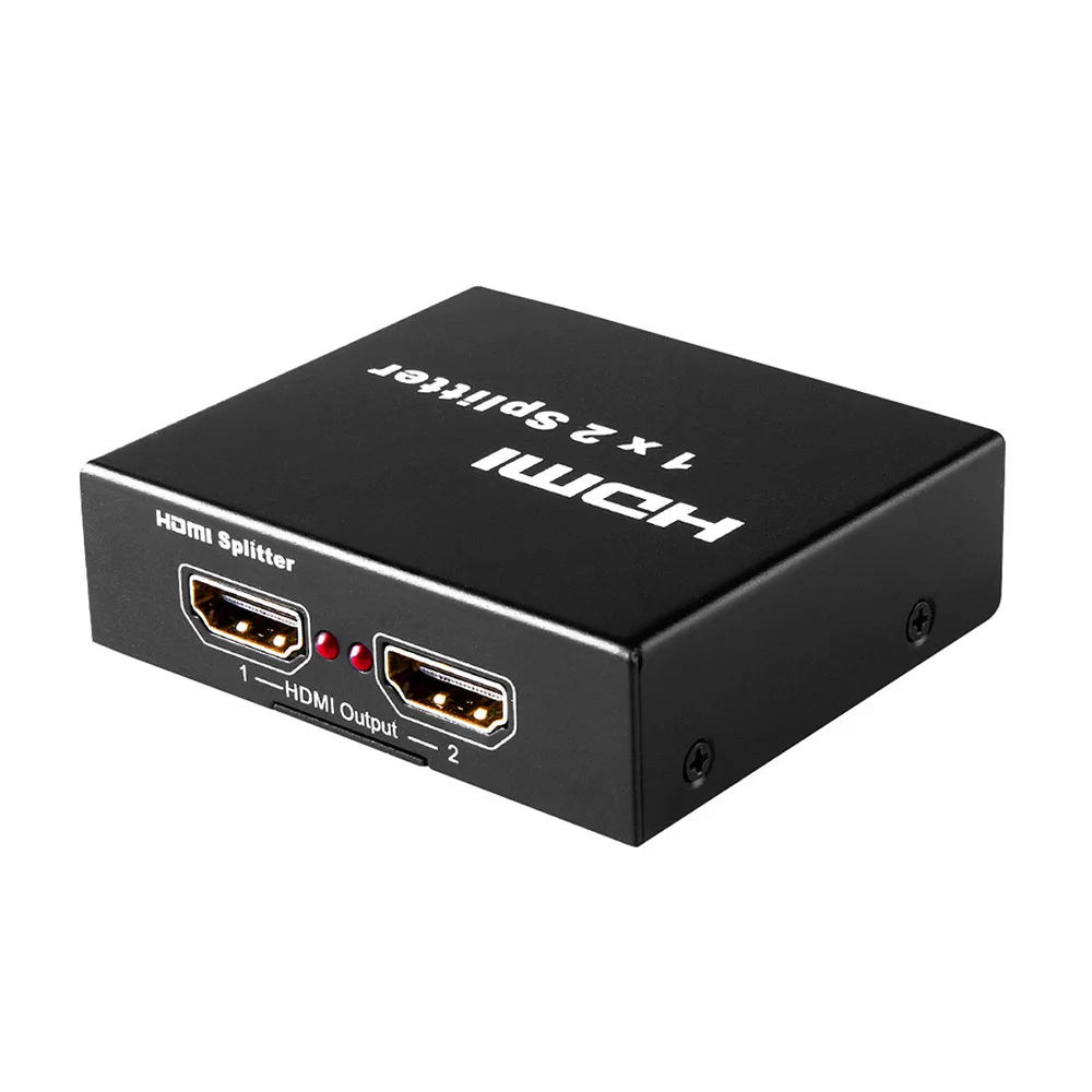 1 в 2 Выход HDCP HDMI Сплит тер Full HD 1080p видео HDMI коммутатор 1X2 усилитель раздельный двойной дисплей для HDTV DVD PS3 Xbox