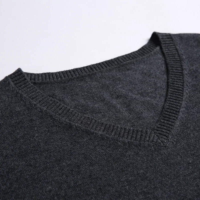 Dewbest мода супер бутик облегающие мужские пуловеры с длинными рукавами 68% Мериносовая Шерсть свитера