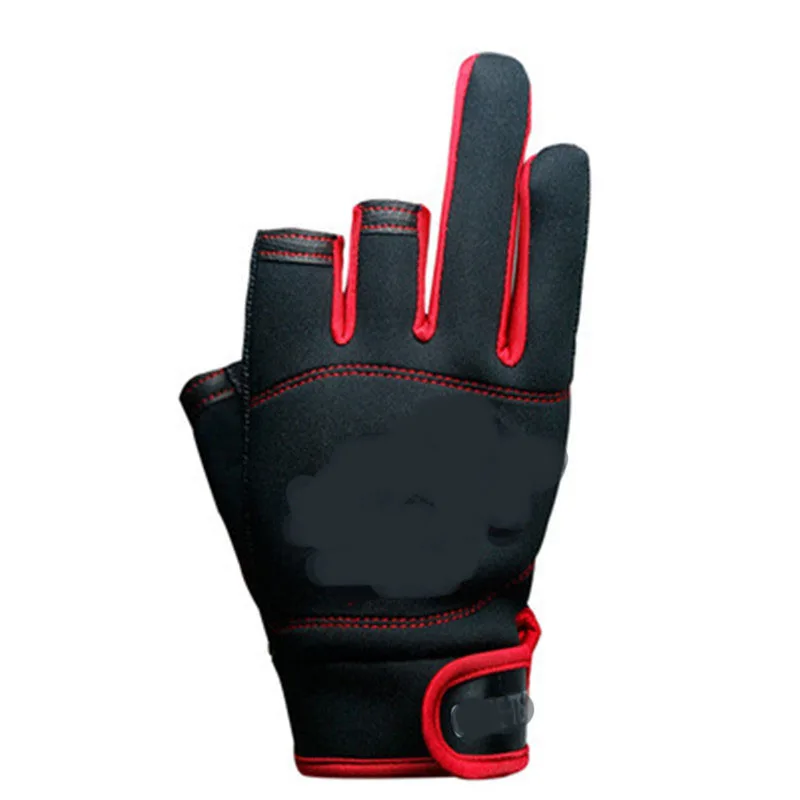 Высококачественные уличные дышащие рыболовные перчатки с 3 пальцами водонепроницаемые спортивные перчатки