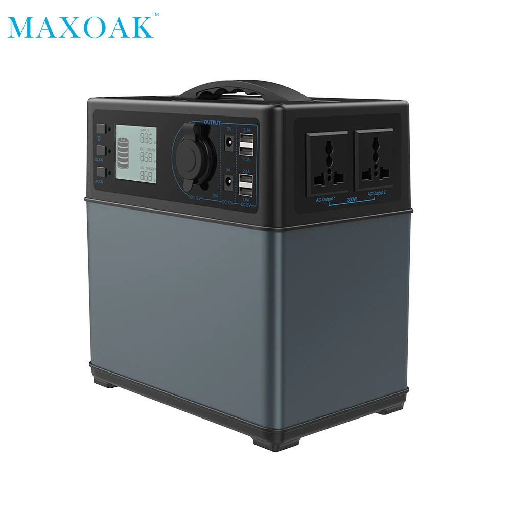 Внешний аккумулятор MAXOAK на солнечной батарее зарядное устройство 400 Втч внешний