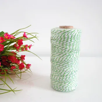 

3 Spools (110yard/spool) Pick Colors Lime Green Bakers Twine 12ply,Craft Supplies Light Green DIY Cotton Twine,String,Cords,Rope