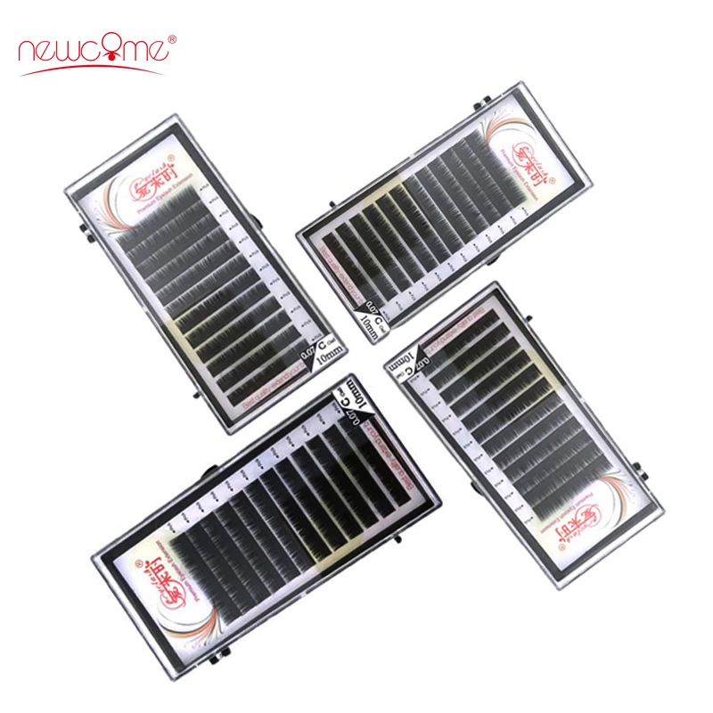 

NEWCOME Eyelash Extension Individual Curl B/C/CC/D Eyelashes 0.03-0.20mm Thickness Eyelash Extension for Make Up Professionals