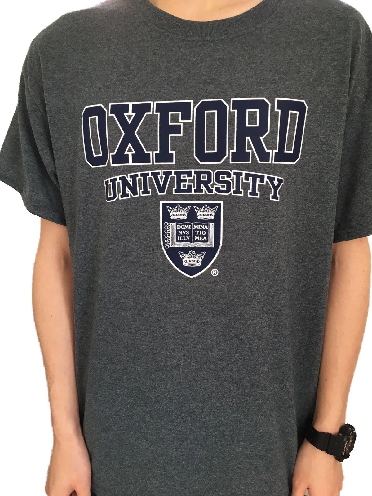 

Official Oxford University Crest T-shirt - Dark Grey - Official Apparel