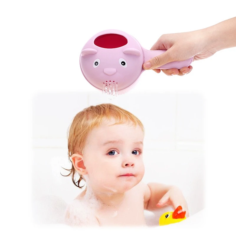 1piece Baby Shampoo Rinse Cups Child Wash Hair Shower Products Tubs