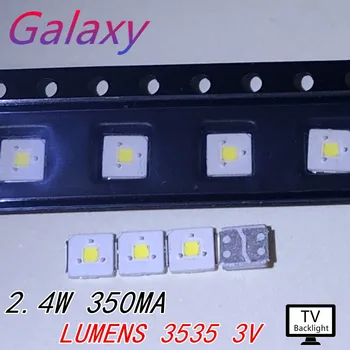 

80PCS Original LUMENS LED 3535 Light Beads Cool white High Power 2.4W 3V For LED LCD TV Backlight Applicatio