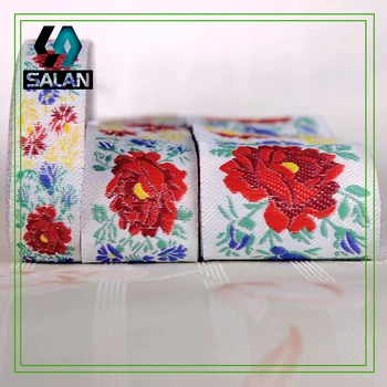 

The new supply of retro national wind, white peony, red ribbon, costume production, lace, clothing accessories