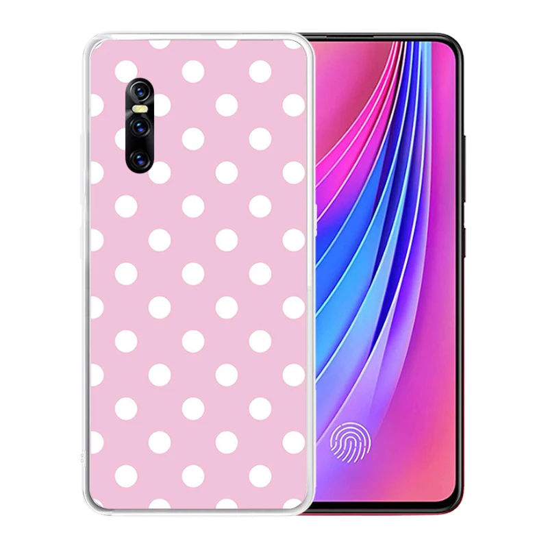 2019 New Arrivals Soft Silicone TPU Case for Vivo V15 Pro Wave Point Phone Cases Cover Coque Fundas