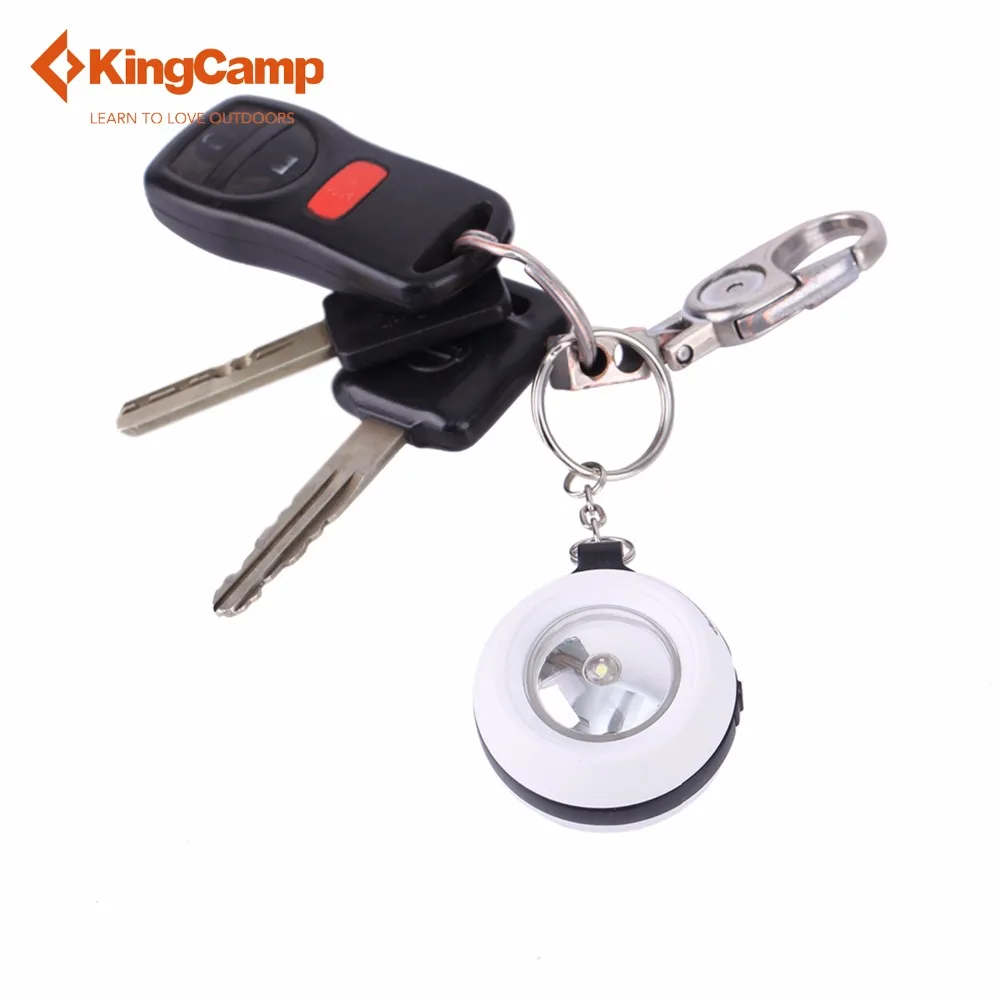 KingCamp Camping Light Hand Power Generation Outdoor Flashlight 1LED Mini Dynamo Keychain Torch Christmas Gift