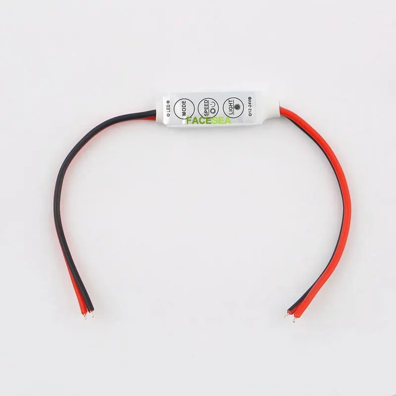 10 шт./лот 12 В Мини 3 Ключи Одноцветные LED Контроллер Яркость Диммер для привел 3528 5050