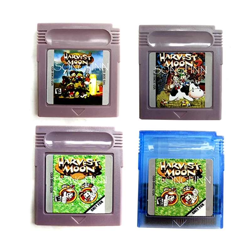 Картридж для видеоигр Harvest Moon Classic 2 3 DX карта памяти на английском языке 16 битной