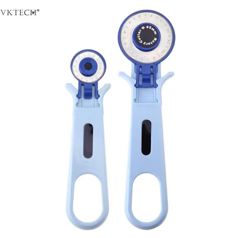 

28/45mm Roller Knife Sewing Accesories Cloth Rotary Cutter Patchwork Wheel Round Blade Craft Fabric Cutter Roller Sewing Tool