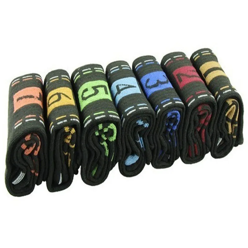 

Fashion 7 Pairs/set Men Boys Casual Dress Cotton 7days Week Comfortable Men's Socks 7621