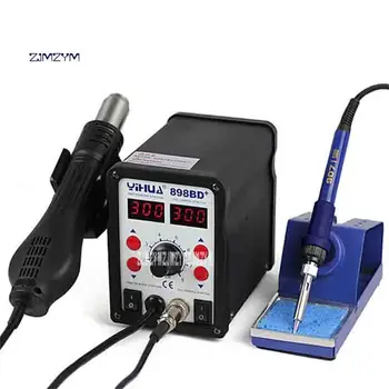 Price ZJMZYM New Arrival 898BD+ 700W 2 In 1 Digital Display Electric Soldering Iron And Heat Hot Air Gun Rework Solder Welding Station