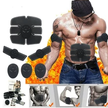Wireless Muscle Stimulator EMS Stimulation Body Slimming Beauty Machine Abdominal Muscle Exerciser Training Device Body Massager wireless abdominal muscle stimulator ems stimulation body slimming weight loss muscle exerciser for abdomen arm training