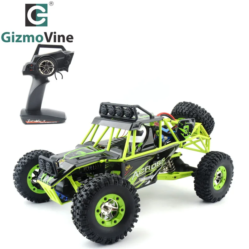 Радиуправляемая машинка WLtoys 12428 4WD 1/12 2 4G 50 км/ч высокоскоростной грузовик монстра