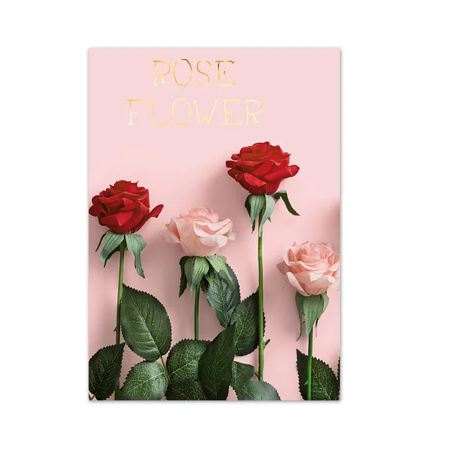 Pink-romantic-Rose-Flower-Landscape-Wall-Art-Canvas-Painting-modern-Love-quote-poster-and-print-living.jpg_640x640