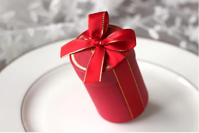 Креативные цилиндрические коробки для конфет для свадебной вечеринки и Подарочная коробка, бумажные коробки для упаковки, подарочные пакеты для свадебного украшения