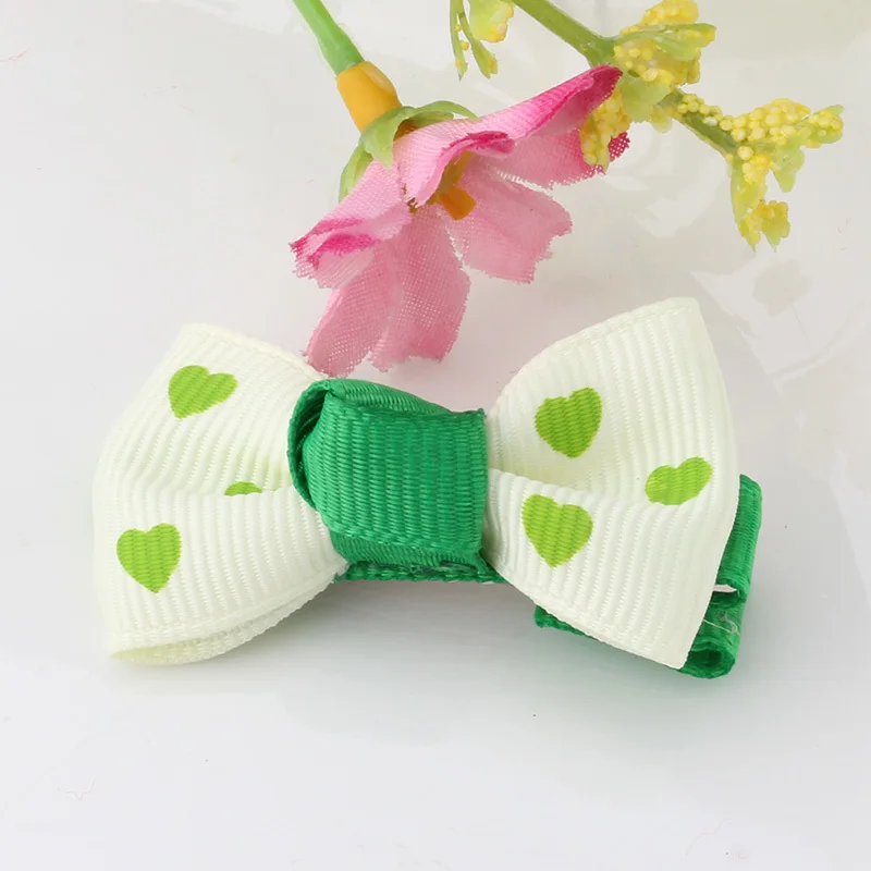 

1PC Girls Bows Hair Clips Candy Color Barrettes Ribbon Dots Children BB Hairpin Kids Festival Hair Accessories voor meisjes