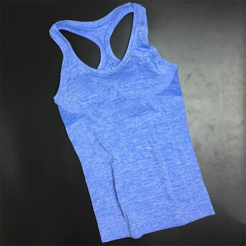 Hot Women Tank Tops Quick Dry Yoga Shirts Workout Gym Fitness Sport Sleeveless Vest for Running Training Outdoor