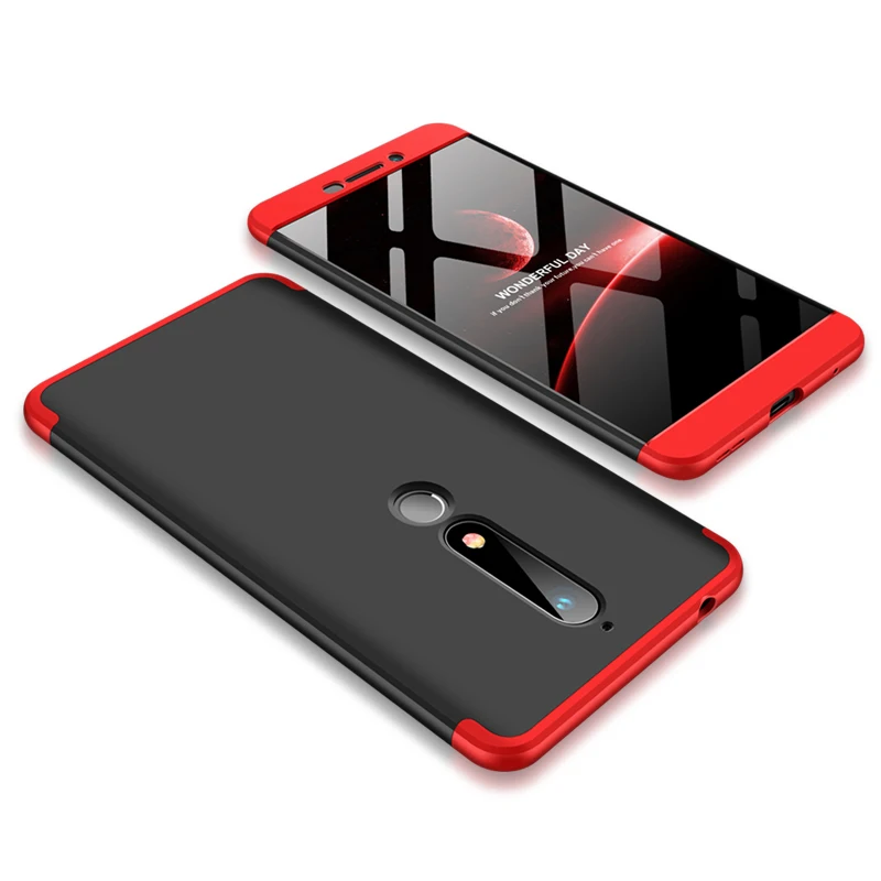 Full Protective Case For Nokia 6 2018 Case For Nokia 6.1 Case 360 Protected for Nokia 6 2018 TA-1068 TA-1050 TA-1043 TA-1045 (11)