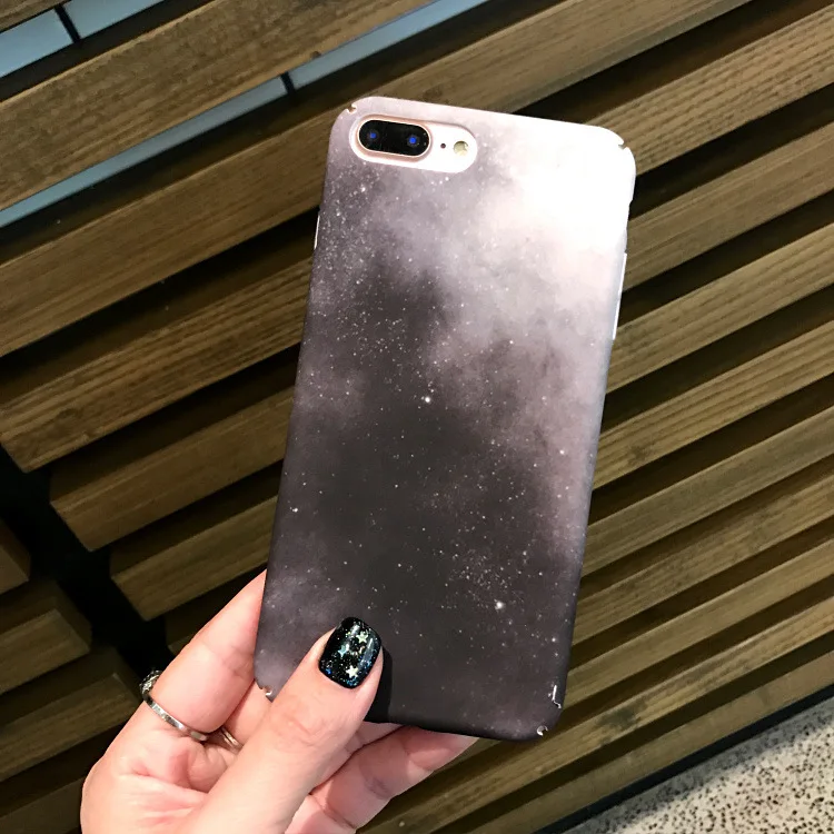 Чехол для телефона сумка чехол чехлы IPhone X 6 6s 7 Plus 2018 модный луна звезда черный