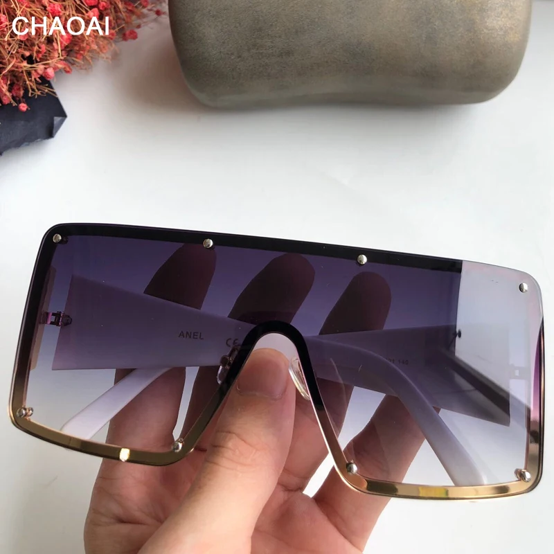 

CHAOAI Men's Sunglasses New Arrival 2019 Eye Wear Men Fashion Eyeglass Retro Cool Iron Man glass