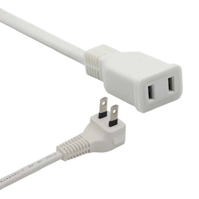 

Japan Plug Socket Right Angle Power Plug Extension Cord 10A Male to Female 2Pin Power Cable Adapter For Light Electric Fan